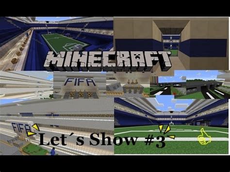 Lets Show Minecraft Riesen Fu Ballstadion Parkhaus Deutsch