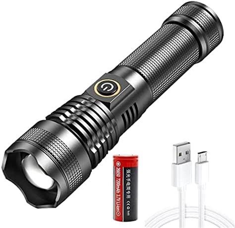 Asort Rechargeable Led Torch Light Super Bright Xhp Led