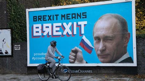 Brexit Means Brexit Posters With Vladimir Putin Crop Up Around London