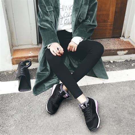 Золотые саплинговые зимние кроссовки, женские, светильник, кожа, мягкая ...