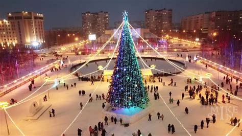 Нижневартовск центральная Елка 2019 год - YouTube