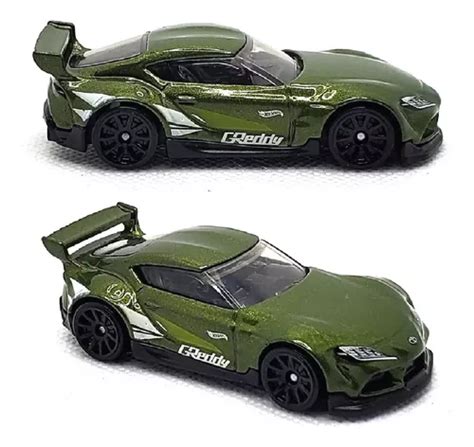 Hot Wheels 20 Toyota Gr Supra Verde Loose Exclusivo Pack