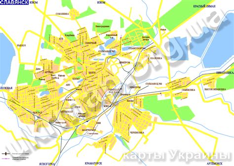 Карта Славянска