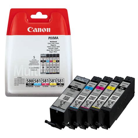 Original Canon PGI 580 CLI 581 Ink Cartridge Multipac