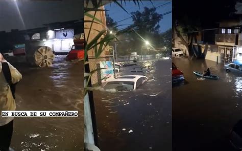 Lluvia En Guadalajara Hoy De Agosto Deja Fuertes Inundaciones