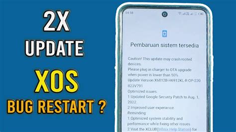 Update Sistem XOS V Infinix Hot S Fix Bug Restart Reboot YouTube