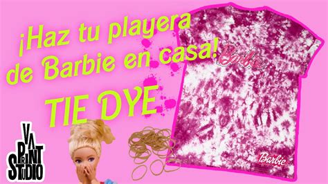 Haz Tu Propia Playera De Barbie En Tie Dye Va Print Studio Youtube