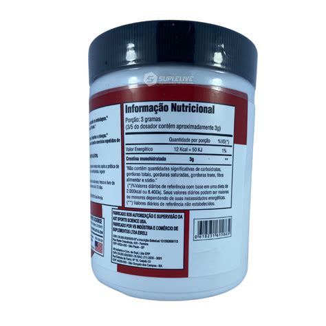 Ast Sports Science Creatina Micronizada E Monohidratada 300g Suplelive