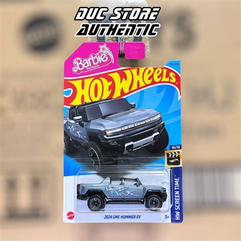 ducstore Xe mô hình HKH13 Hot Wheels 2024 GMC Hummer EV Barbie The Movie Shopee Việt Nam