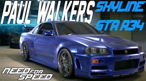 Need For Speed 2015 Paul Walkers Nissan Skyline Gt R R34