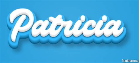 Patricia Logos Name Textstudio