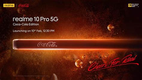 Realme 10 Pro 5G Coca Cola Edition Set For Launch In February 2023