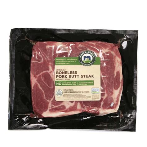 Niman Ranch Boneless Pork Butt Steak 12 Oz Delivery Or Pickup Near Me Instacart