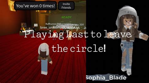 Playing Last To Leave The Circle In Roblox YouTube