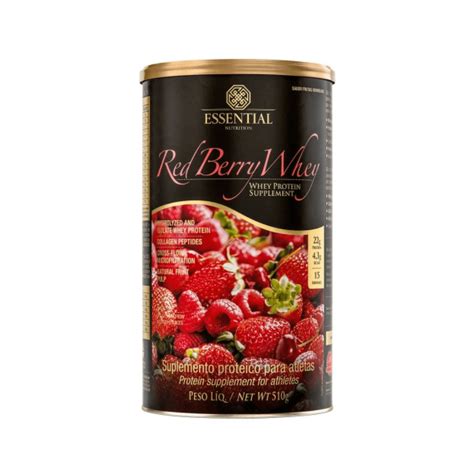 RED BERRY WHEY LATA 510G 15DS ESSENTIAL Ohway