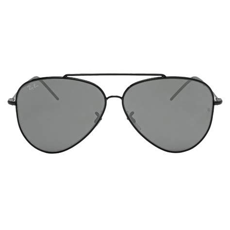 Óculos de Sol Ray Ban Aviator Reverse RBR0101S 002 GS Preto Ótica