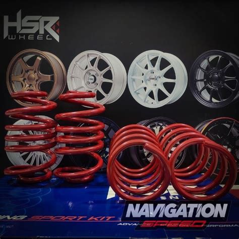 Jual Per Ceper Lowering Kit Hsr Honda Brio 2011 2017 Warna Merah