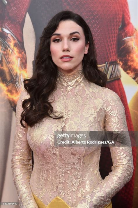 Grace Caroline Currey Attends The Premiere Of Warner Bros Shazam