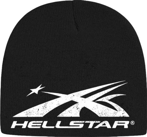 Hellstar Black H Logo Beanie | INC STYLE