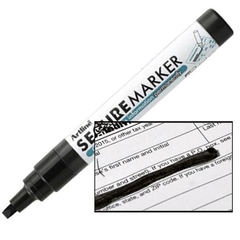 Artline Blackout Secure Redacting Pen Simply Stamps