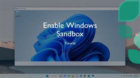 How To Enable Windows Sandbox Windows 11 Youtube