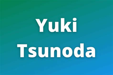 Yuki Tsunoda Net Worth F Salary And Racing Success Work