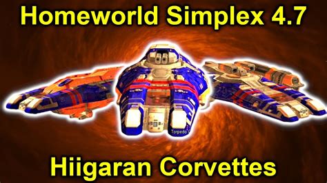 Checking Out The Hiigaran Corvettes Homeworld Simplex 47 Ship