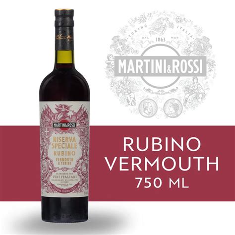 Martini Rossi Riserva Speciale Rubino Vermouth Cocktail Mixer 750