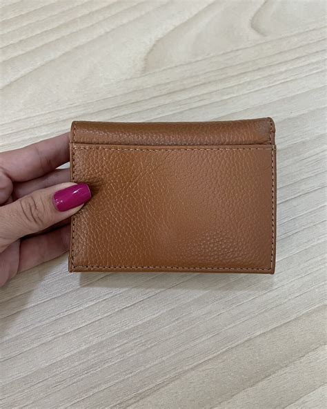 Carteira Feminina Pequena Slim Em Couro Classe Couro Pink Nude Caramelo Preto