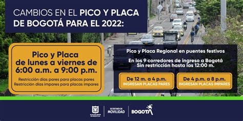 Atención Habrá Pico Y Placa Todo El Día En Bogotá