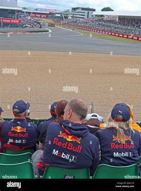 Red Bull Racing Fans At Silverstone Circuit For The F Grand Prix