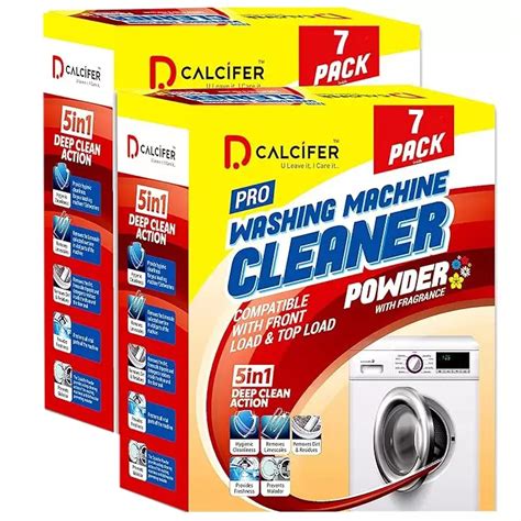 Buy DCALCIFER Washing Machine Cleaner Descaler Powder Pack Of 14 Pouch