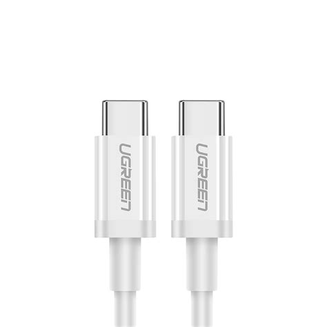 Ugreen USB C Till USB C PD QC AFC Kabel 1m Vit Teknikdelar Se