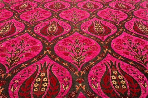 Upholstery Fabric Turkish Fabric By The Yards Turkish Pink Etsy Canada