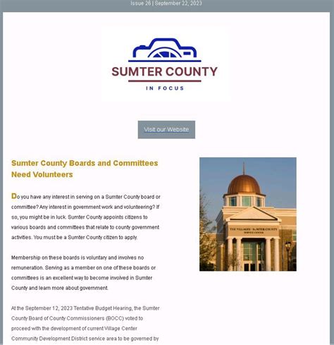 News Flash • Sumter County Fl • Civicengage