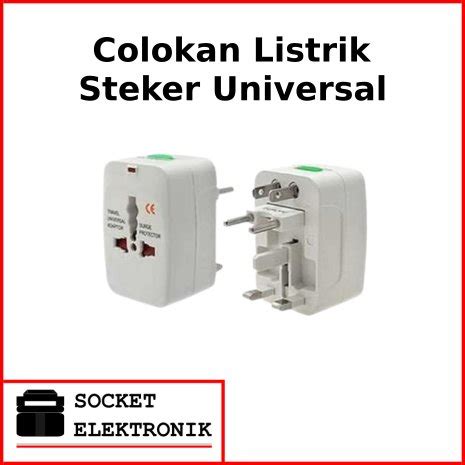 Jual Konverter Colokan Listrik Steker Kaki Ke Kaki Universal