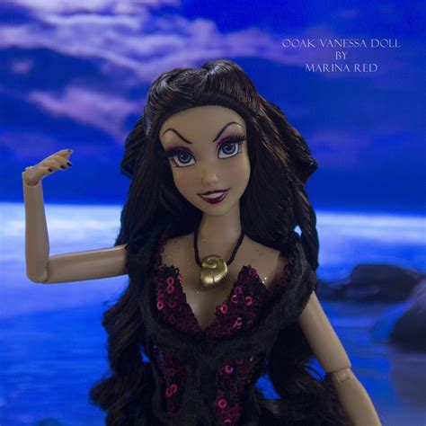 Sold out Disney Vanessa Little Mermaid OOAK repainted doll | Etsy