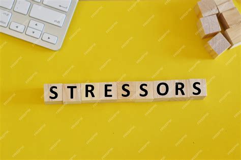 Premium Photo | Stress and stressors symbol. Yellow background. Medical ...