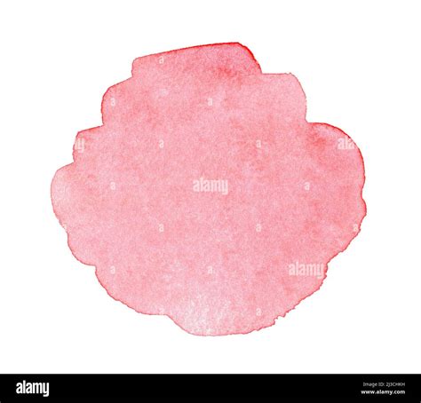 Abstract Pink Watercolor On White Background Watercolor Clipart For