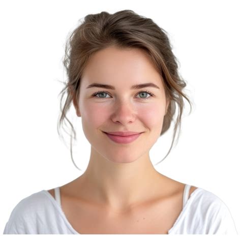 Premium Psd Woman Without Makeup