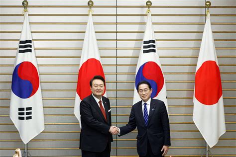 Japão e Coreia do Sul prometem superar rusgas históricas 16 03 2023