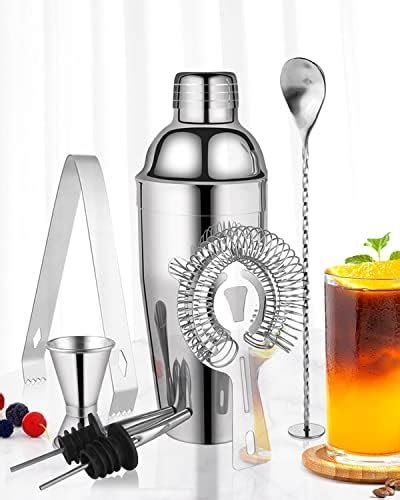 Livehitop Cocktail Making Set Pcs Stainless Steel Bartender Kit