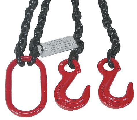 Dayton 932 In Chain Trade Size 80 Chain Grade Chain Sling 2ukd9