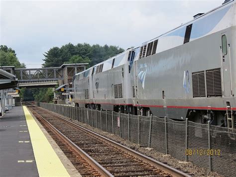 Back Shot Of The Lake Shore Limited In Ashland The Nerail New England