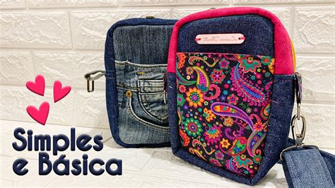 Como Fazer Bolsinha Transversal Shoulder Bag Aula Detalhada Youtube