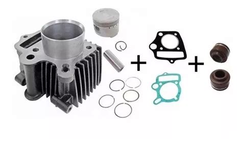 Kit Cilindro Motor Shineray Cc Para Cc Juntas Parcelamento