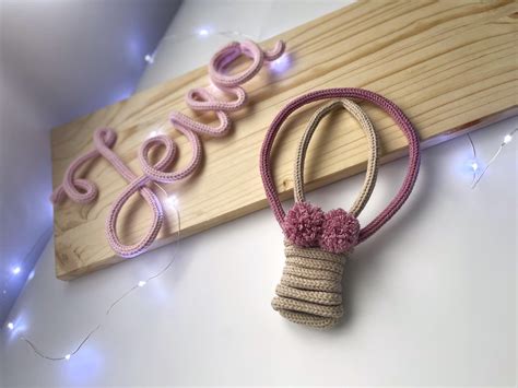 Hot Air Balloon Themed Nursery Decor Knitted Wire Wall Art Gender Neutral Playroom Decoration