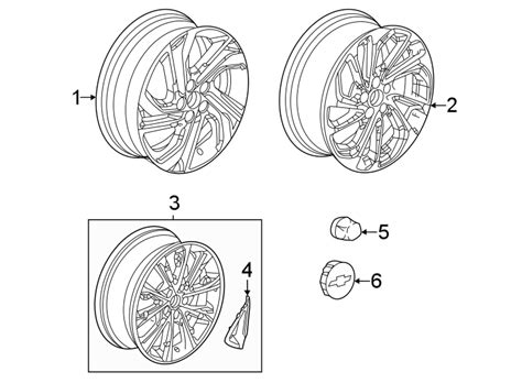 Chevrolet Bolt Euv Wheel Gm Parts Bin