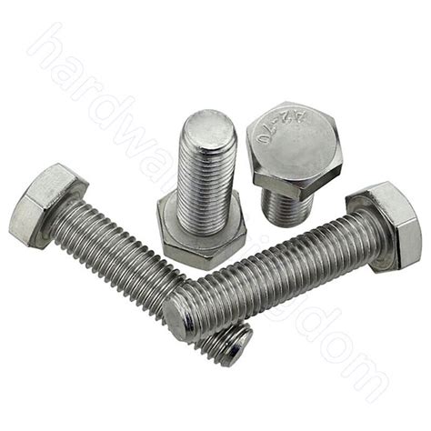 Linksgewinde Sechskantschrauben Edelstahl A Left Thread Hex Bolt M