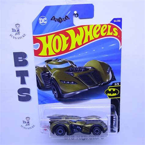 Hot Wheels Batman Arkham Asylum Batmobile Gold Shopee Malaysia